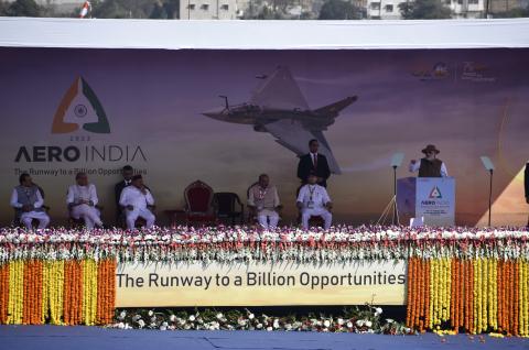 Prime Minister Shri Narendra Modi inaugurated the 14th edition of Asia’s biggest aero show, Aero India 2023, at Air Force Station, Yelahanka in Bengaluru.