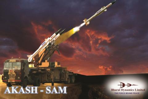 Akash Surface to Air missile