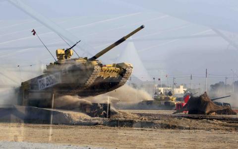 Daredevil stunts performed by the T-90 (Bhishma) Tank mesmerized the audience at DefExpo 2020 in Lucknow.