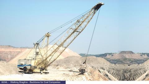 Walking Dragline -BEML